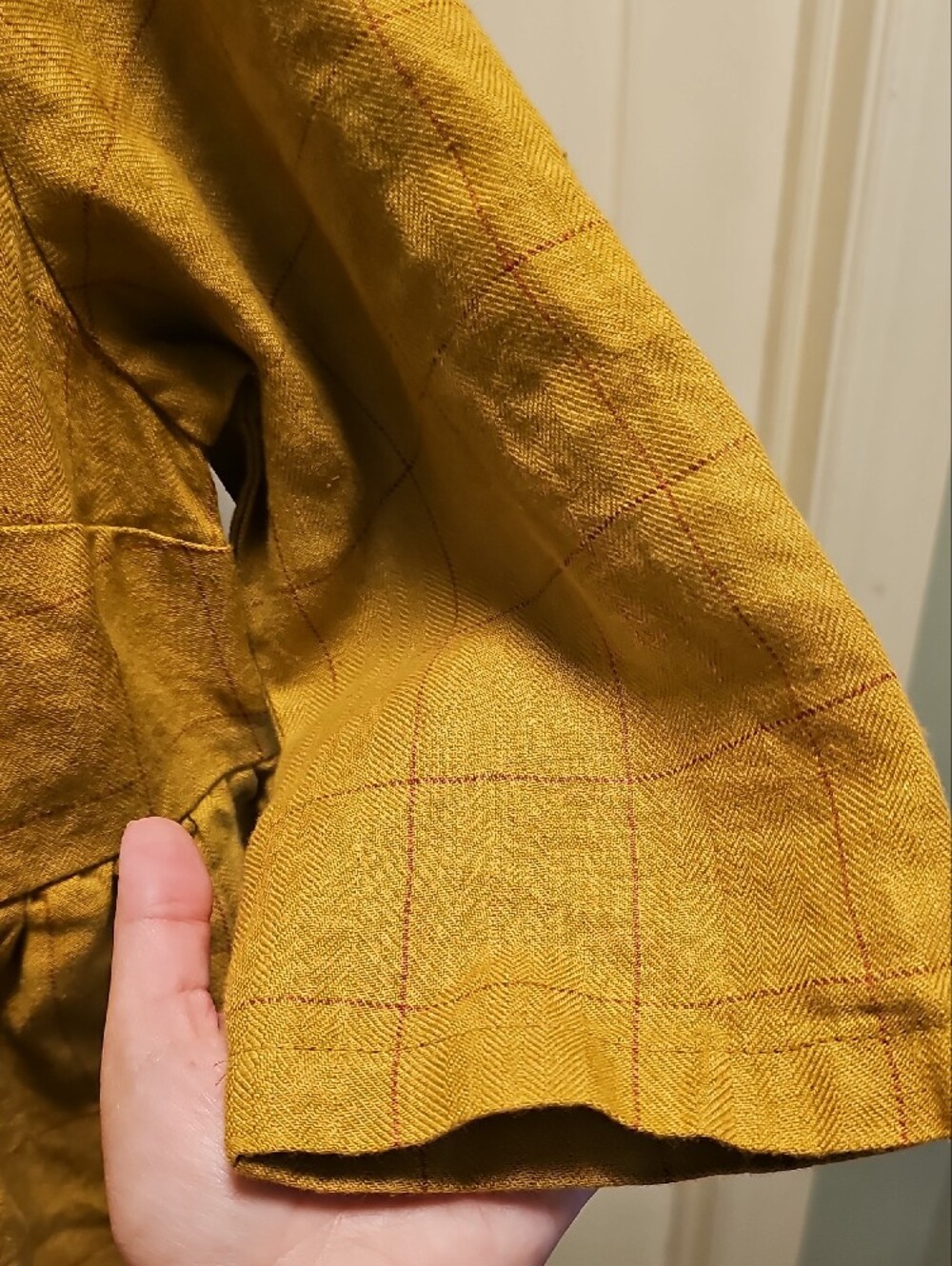 notPERFECTLINEN Mustard Yellow Linen Maxi Dress - Picture 6 of 6